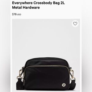 Elegant Black Crossbody Bag